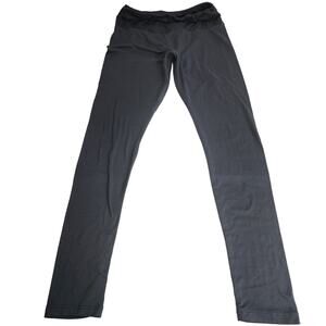 Hot Kiss Brand Gray Long Full Length Stretchy Yoga Leggings Women's Size M